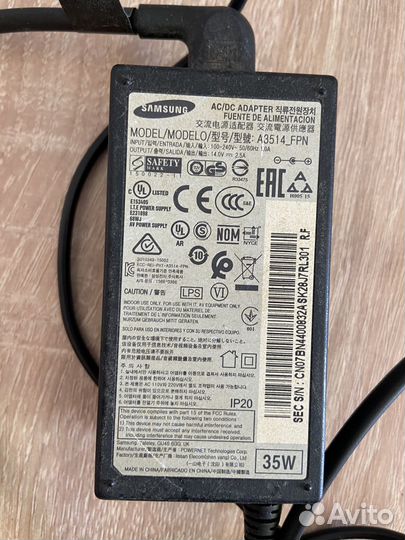 Адаптер samsung A3514-ESM A3514-DPN A3514-FPN 14V