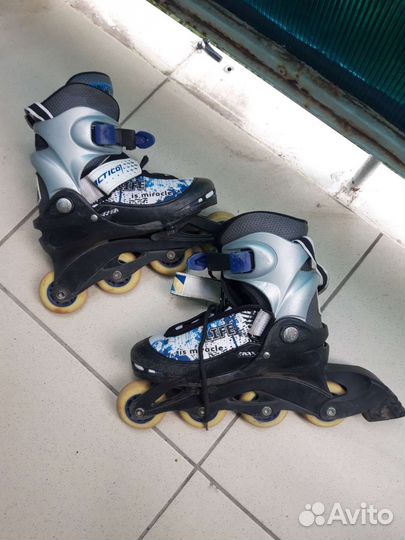 Роликовые коньки детские раздвижные