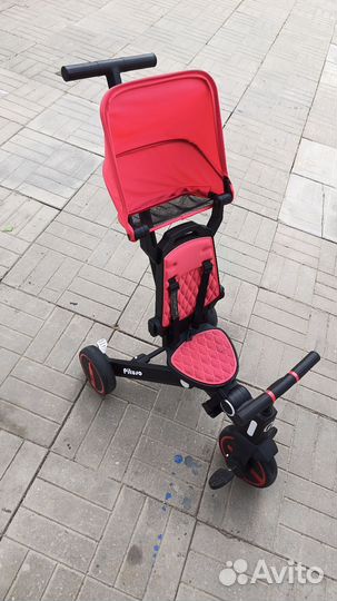 Детский трехколесный велосипед складно Leve Pituso