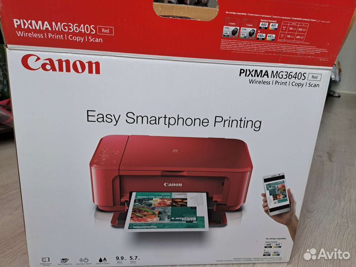 Принтер Canon pixma цветной/лазер