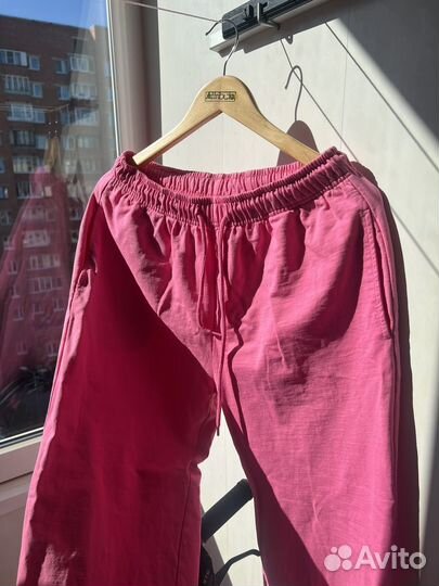 Штаны спортивные для танцев розовые