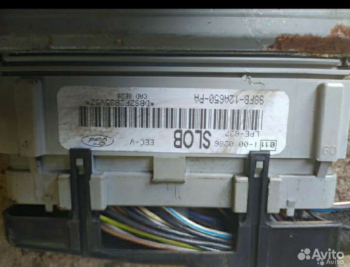 Блок управления двигателем эбу Форд Фиеста 1.2