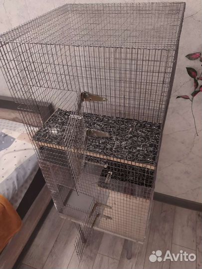 Клетка для грызунов большая б/у