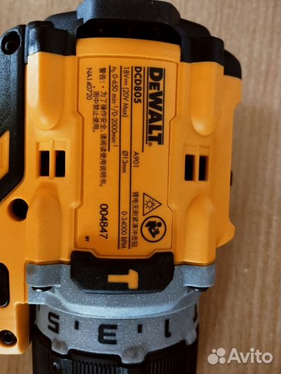 Шуруповерт dewalt dcd 805