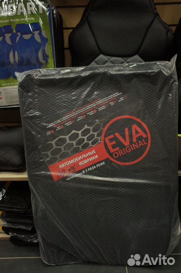 Коврики Ева Эва EVA 2109-15 с бортами черный