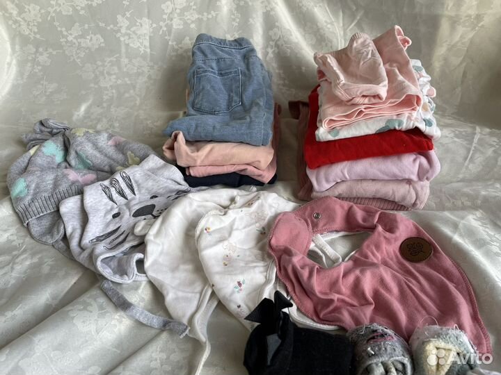 Детские вещи пакетом для девочек 74-80