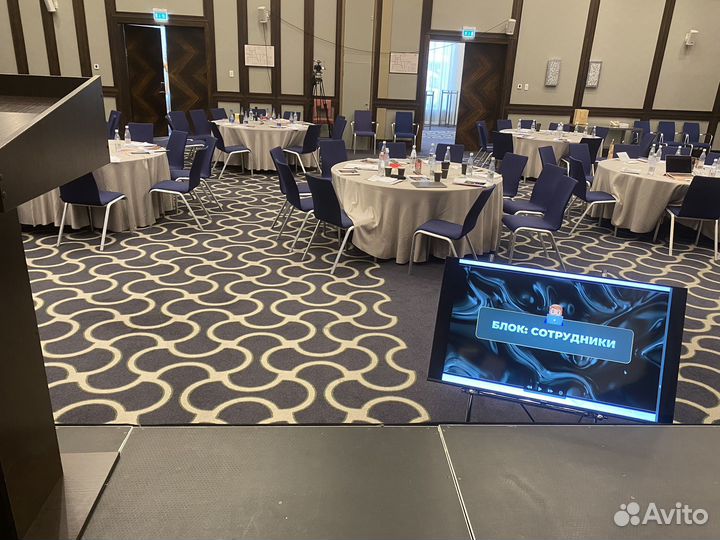 Аренда телевизоров на стойках и экраны