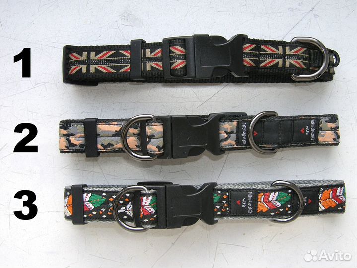 Ошейник ручной работы для собаки средних пород