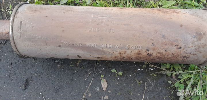 Глушитель VW Golf plus