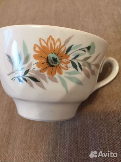 Чайные чашки СССР 1980 гг Рижский ффз