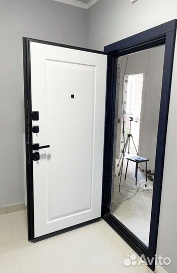 Дверь входная синяя