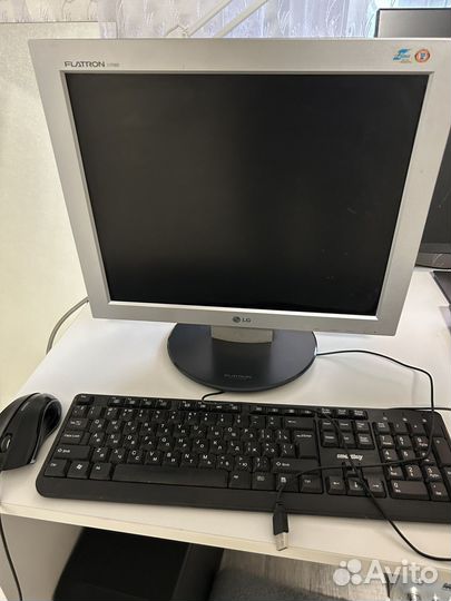 Монитор, мышка и клавиатура проводные 1500
