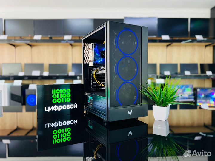 Игровой Пк Core i3-12100F/RTX 3050/DDR4-16/M.2-512