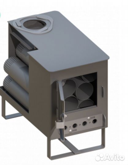 Печь отопительная походная палатки буржуйка печка