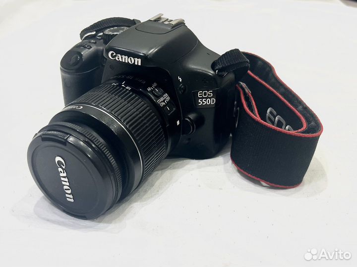 Зеркальный фотоаппарат canon eos 550d kit 18-55 is