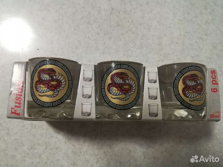 Стаканы рюмки