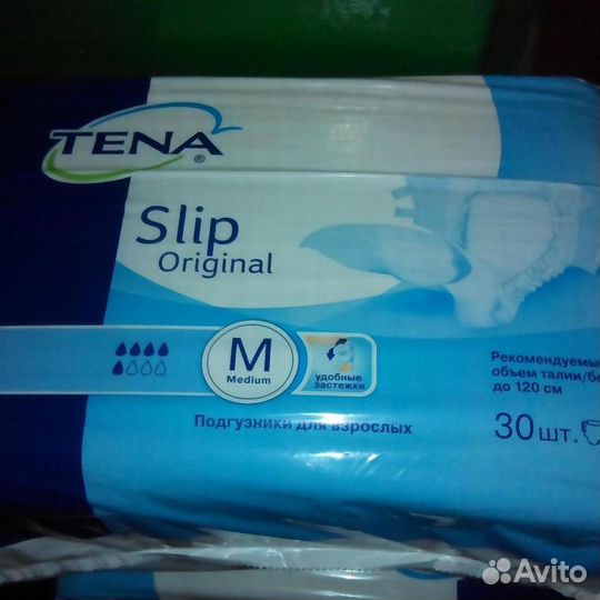 Подгузники tena взрослые №1,2,3,4