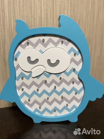 Ночник деревянный сова