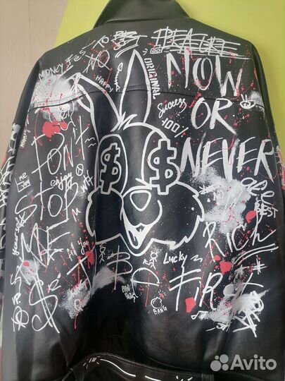 Куртка кожаная женская 48 размер