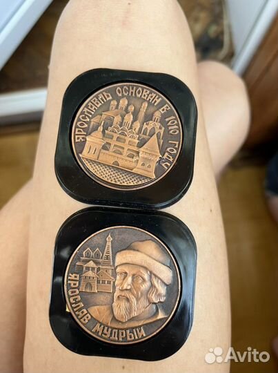 Настольная медаль Ярославль