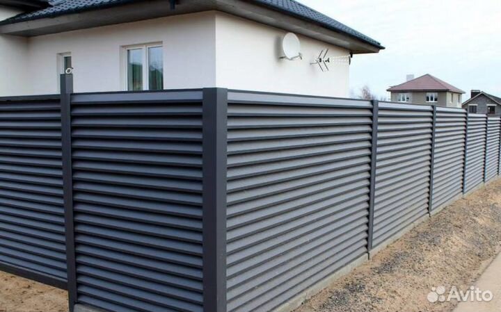 Забор из профнастила