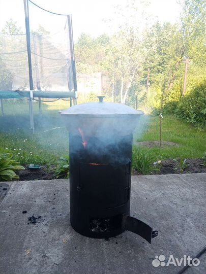 Казан с печкой