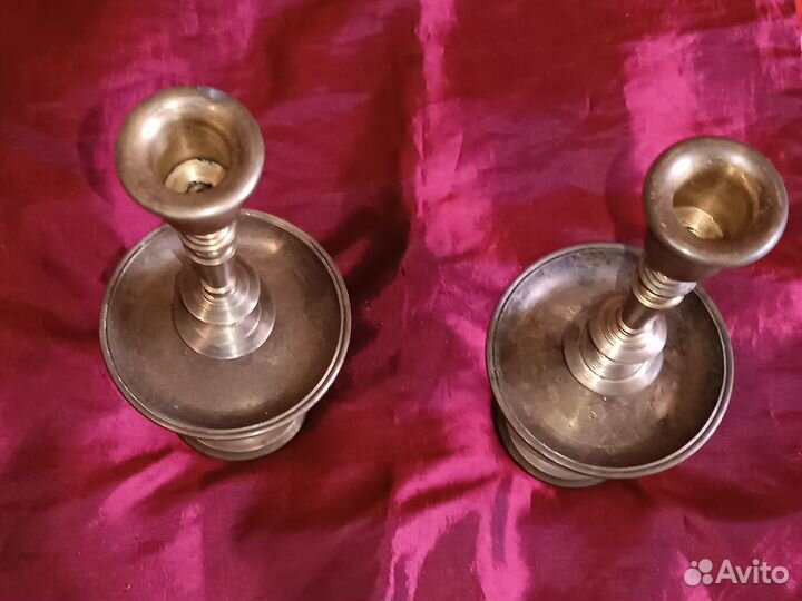 Подсвечник бронза старинный