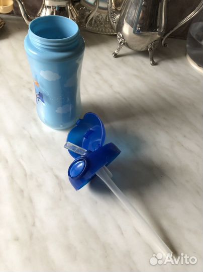 Детская бутылка с трубкой