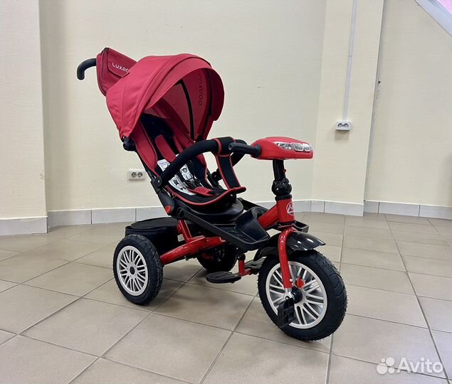 Детский велосипед с ручкой Luxmom