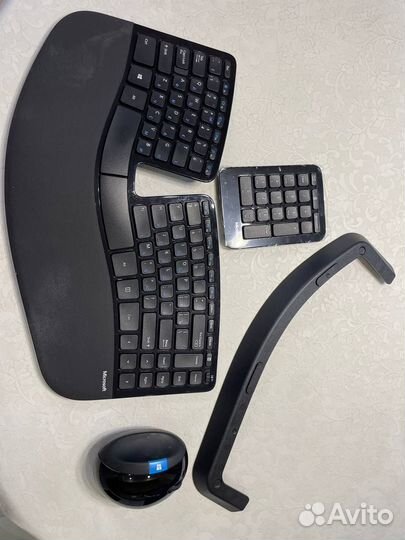 Беспроводная мышь и клавиатура Microsoft sculpt