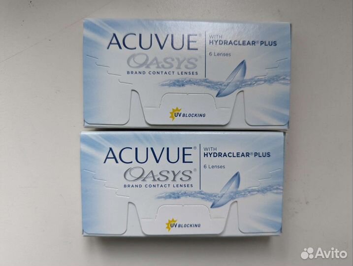 Acuvue oasys hydraclear plus 6 Lenses