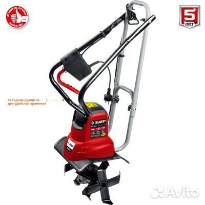 Зубр 900 Вт, электрический культиватор (ккд-900)