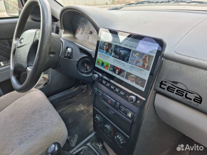 Магнитола Андроид Тесла Лада Приора