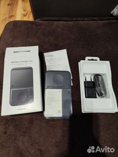 Беспроводная зарядка samsung 2 в 1