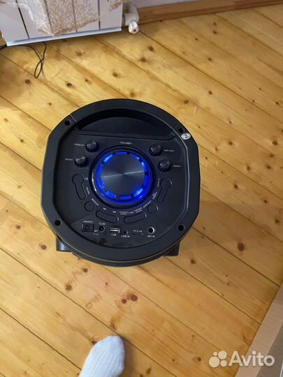 Портативная аудиосистема dexp V450, черный, 80 Вт