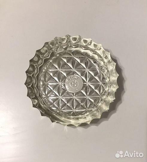 Ваза стекло и стопки. Пепельница