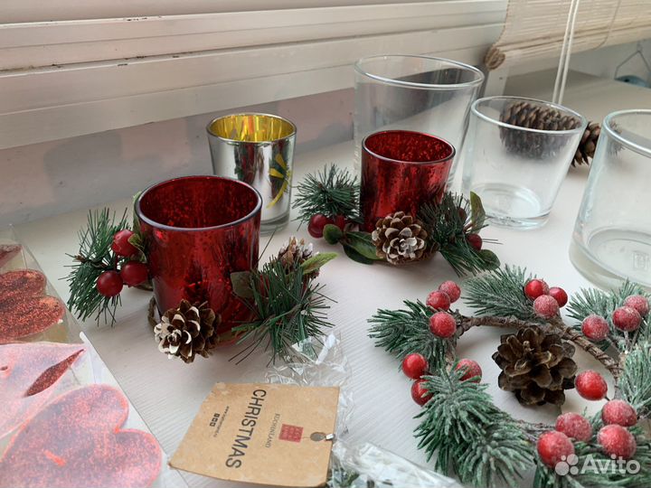 Свечи и подсвечники новогодние ikea, kuhenland