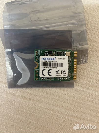 SSD диск NVMe M2 2230 64 gb