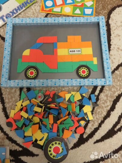 Bunchems, магнитная мозаика, кубики, игры