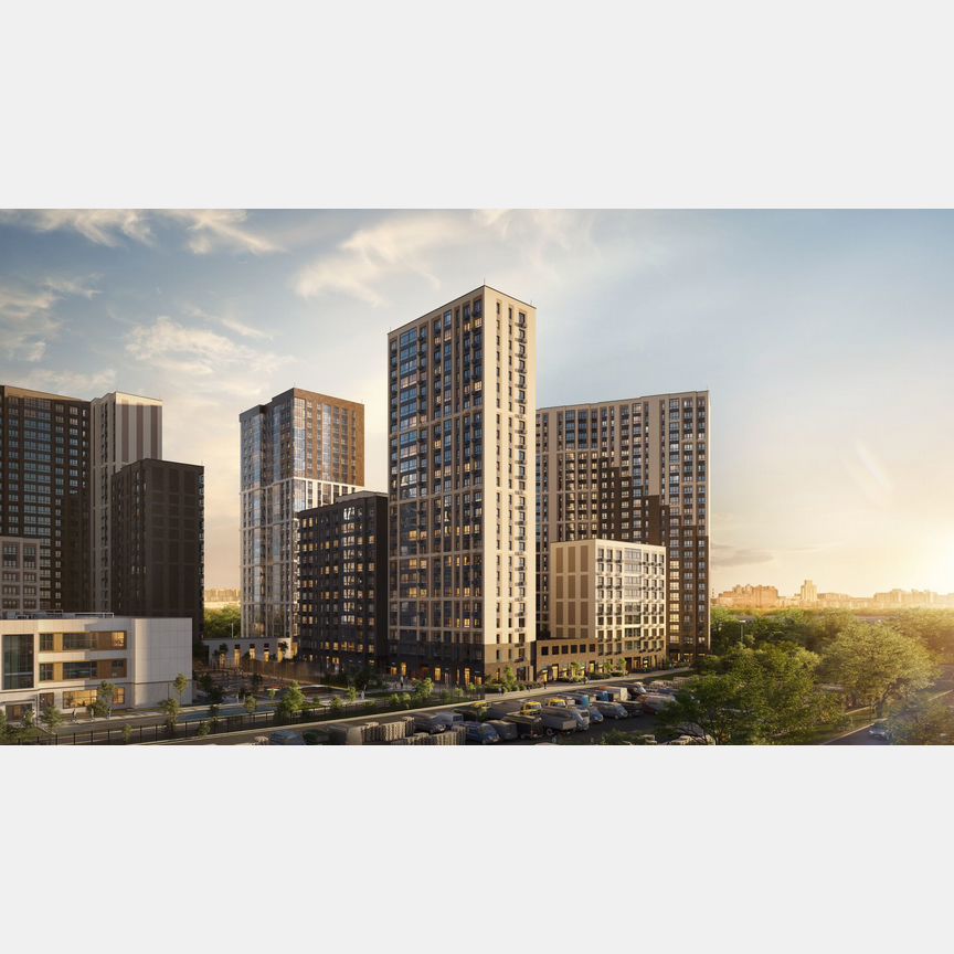 3-к. квартира, 69,4 м², 13/25 эт.