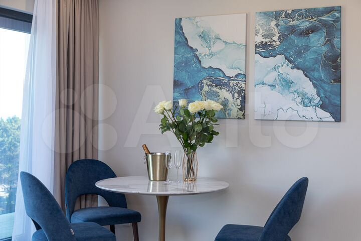 1-к. апартаменты, 43 м², 2/3 эт.