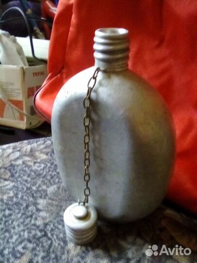 Фляга армейская походная дюралевая на 1литр