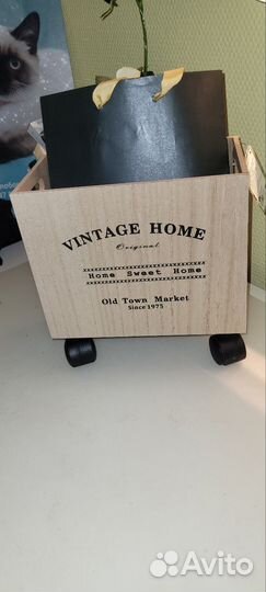 Новый декоративный ящик на колесах