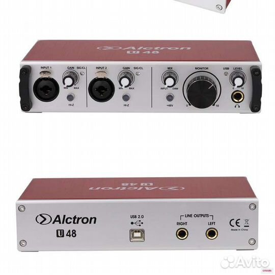Аудиоинтерфейс USB Alctron U48