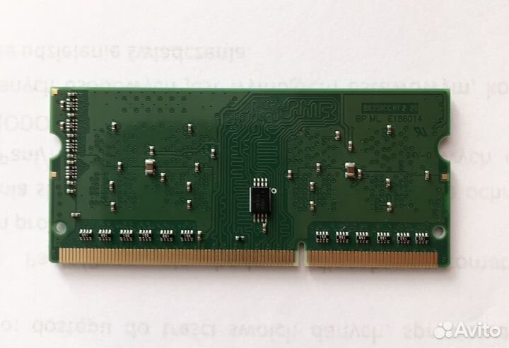 Оперативная память для ноутбука 2Gb, DDR3L