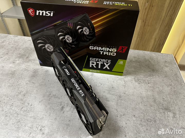 Видеокарта MSI Trio Gaming X RTX 3060Ti гарантия
