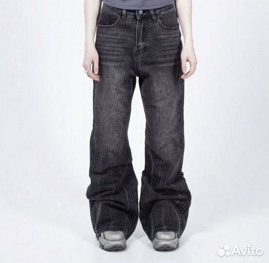 Джинсы клеш rick owens type y2k flared jeans
