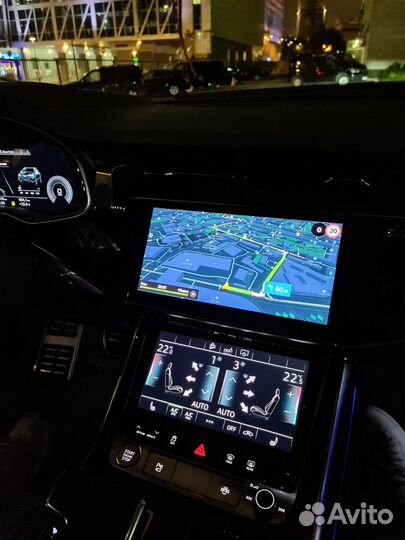 Android для Audi Q8 - youTube, yandex navi