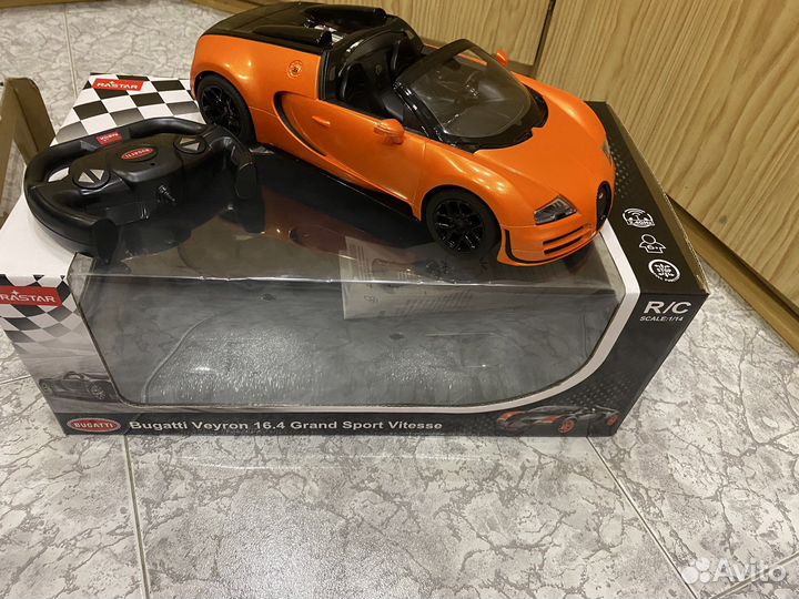 Машинка на радиоуправлении bugatti veyron