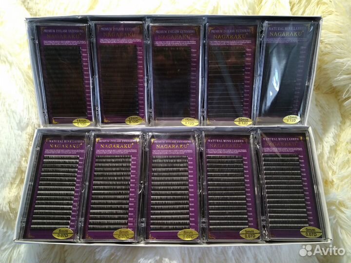 Ресницы для наращивания. Nagaraku